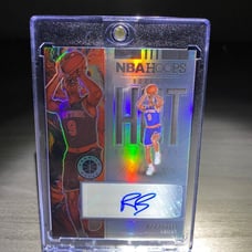 RJ Barrett Rookie Hot Signatures Autograph Card