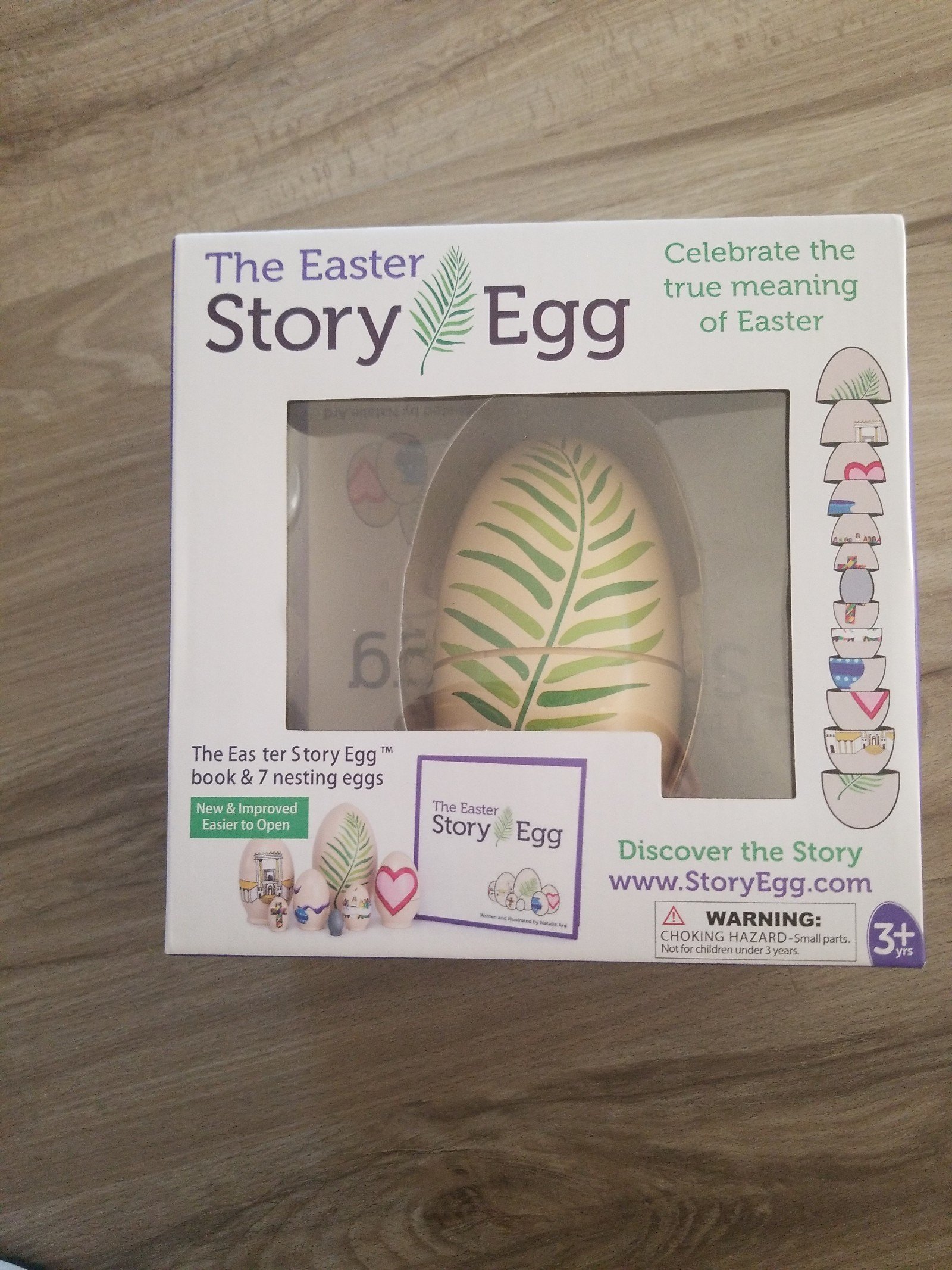 Discover the Story The Easter Story Egg Book & 7 Nesting Eggs