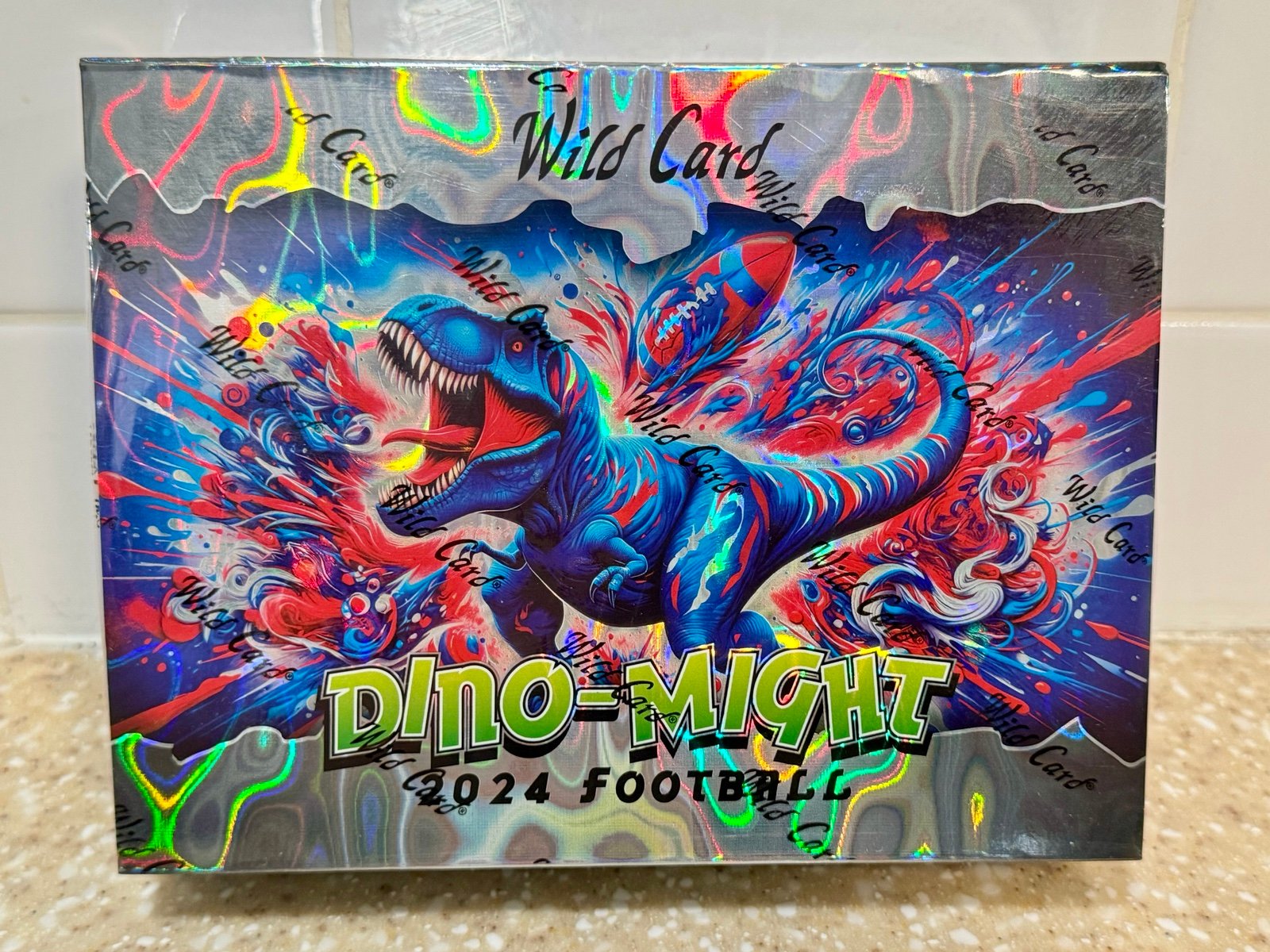 2024 Wild Card Alumination Dino-Might Football Hobby Box Sealed - Possible Autos