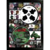 Gorillaz Band Collection Framed CD Poster, Innovative Alternative Music Art