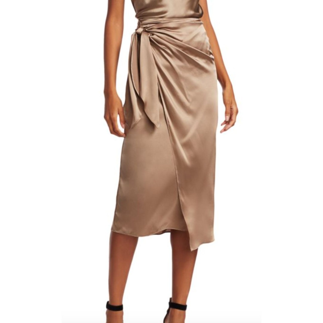 Cinq à Sept Mya Wrap Slip Skirt