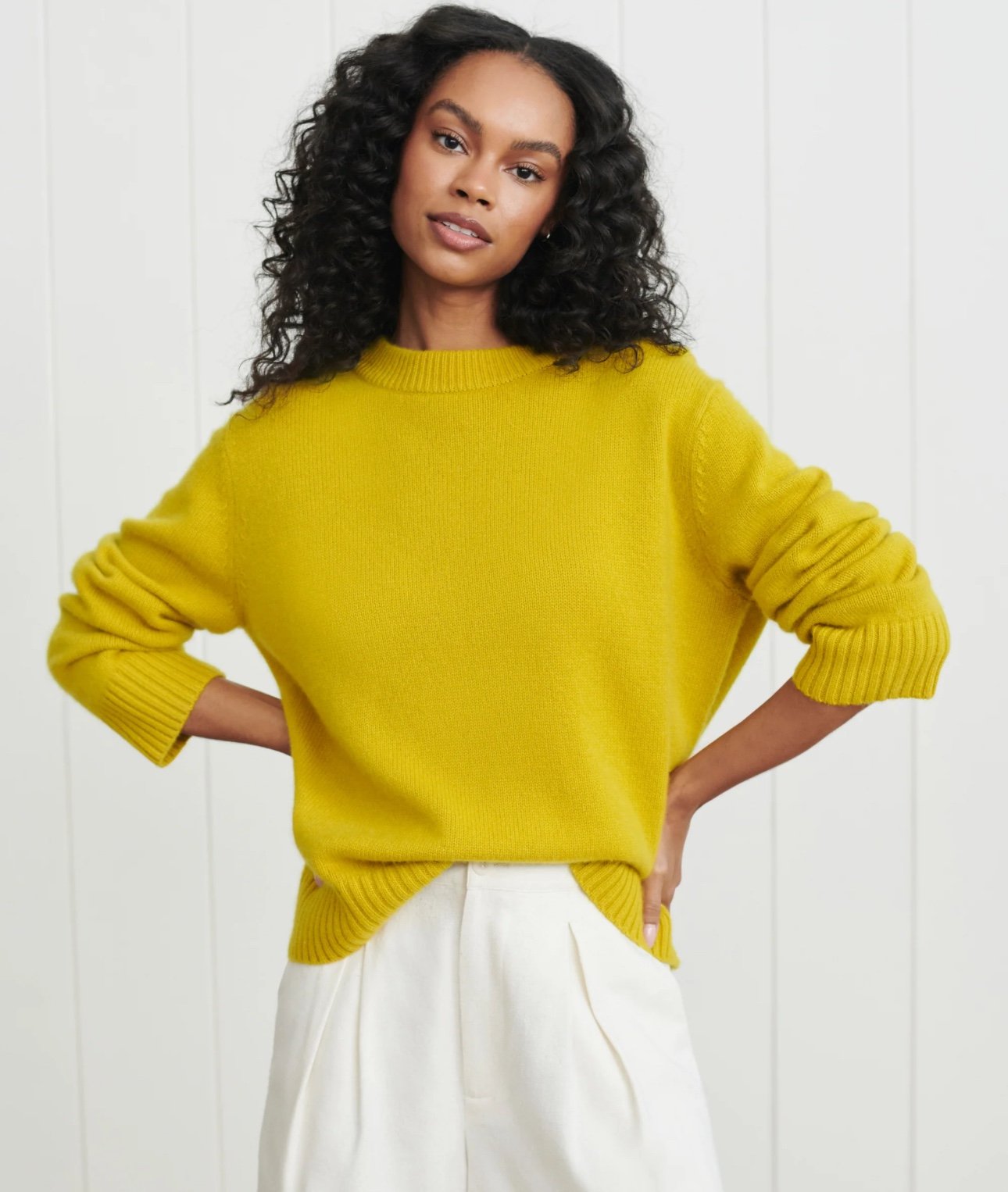 JENNI KAYNE Cashmere Oversized Crewneck Sweater Women’s Size Small