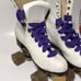 Vintage Roller Derby Roller Quad Skates w/Urethane Wheels Youth Size 6 White