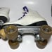 Vintage Roller Derby Roller Quad Skates w/Urethane Wheels Youth Size 6 White