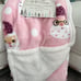 Pink Christmas Santa Claus Blanket