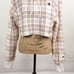 EC Champion Reverse Weave Cropped Plaid Cut Off Hood