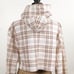 EC Champion Reverse Weave Cropped Plaid Cut Off Hood