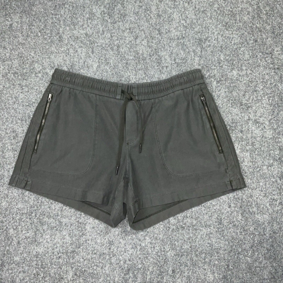 Athleta Shorts Womens Size 4 Gray Farallon Lightweight Travel Outdoors Lounge