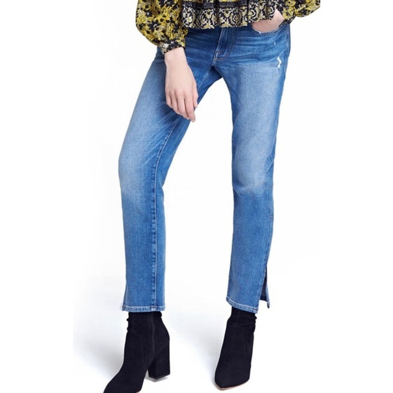 Frame 'Le Boy Cropped Boyfriend Jeans Distressed size 27