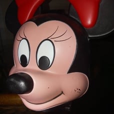 Minnie Mouse 3D Lunchbox vintage molded head retro