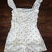 The JetSet Diaries X Free People Boho White Ruffle Rhapsody Romper size XS 278