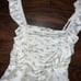 The JetSet Diaries X Free People Boho White Ruffle Rhapsody Romper size XS 278