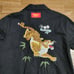 【Excellent Condition】 Cream Soda Bowling Shirt, Embroidered, Black, Size M, Bomber Jacket, Rare