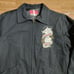 【Excellent Condition】 Cream Soda Bowling Shirt, Embroidered, Black, Size M, Bomber Jacket, Rare