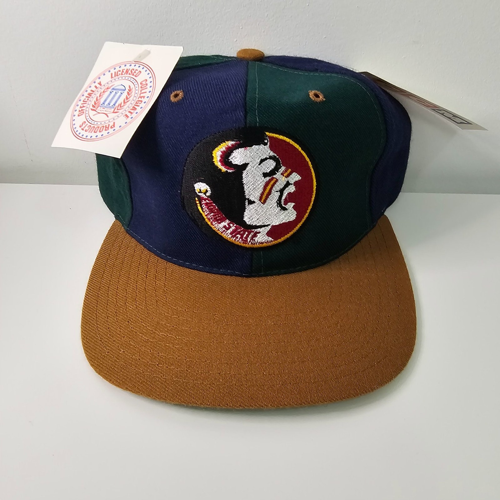 Vintage Florida Seminoles Snapback Hat 1990s Rare CCM