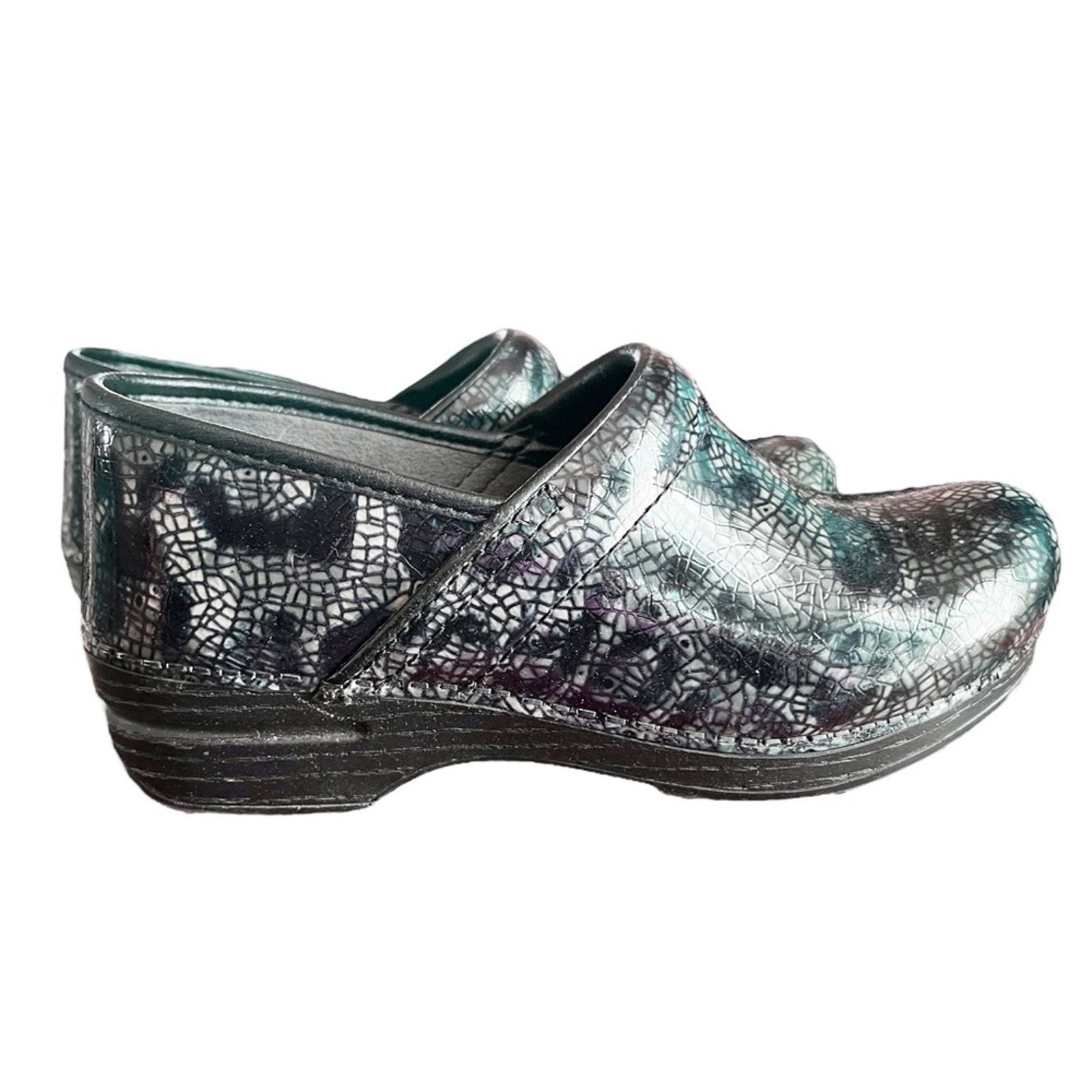 Dansko XP Pro Snakeskin Clogs