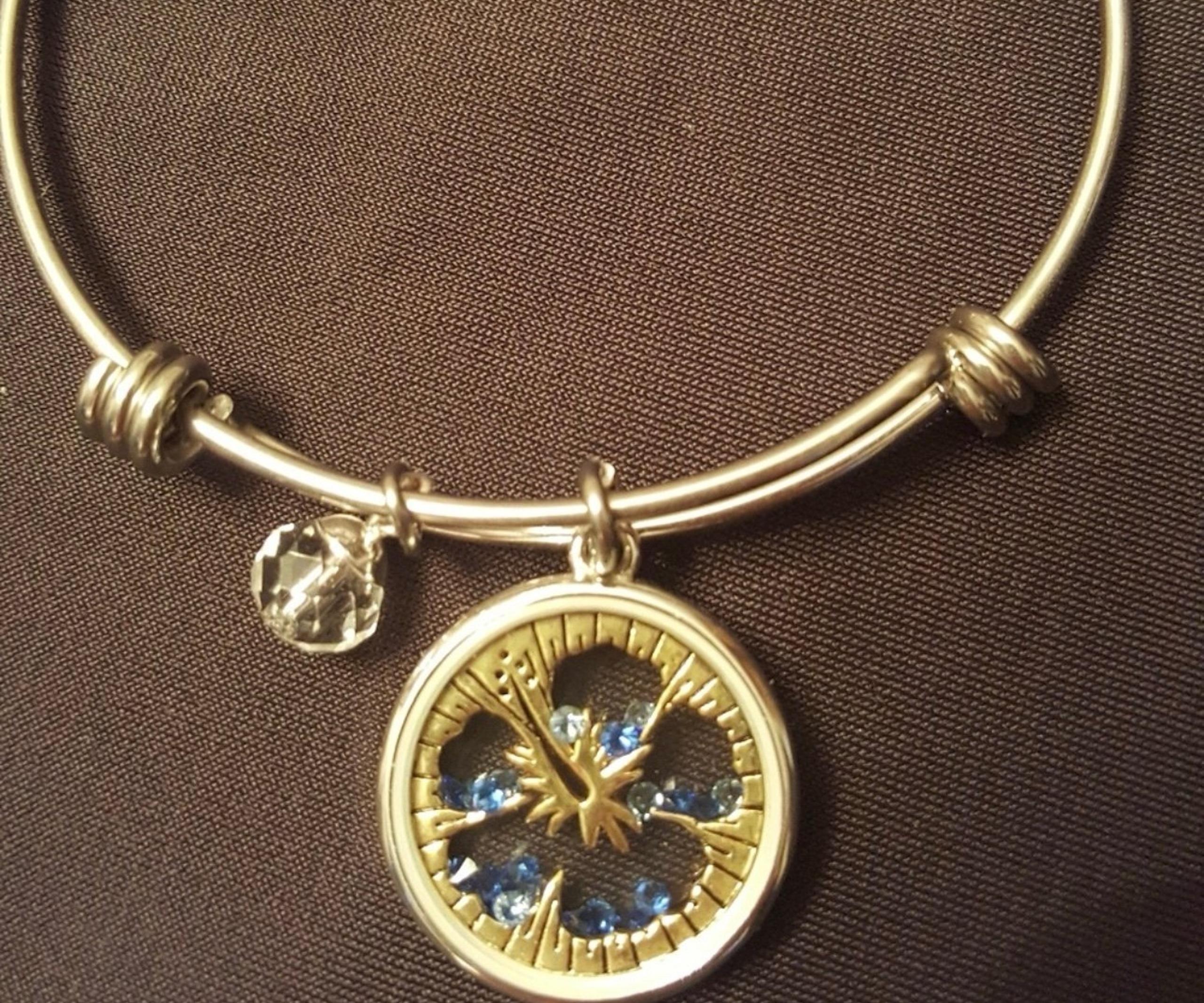 DISNEY Stainless Steel Flower Bracelet