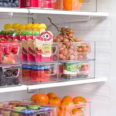 Set Of 6 Refrigerator Organizer Bins