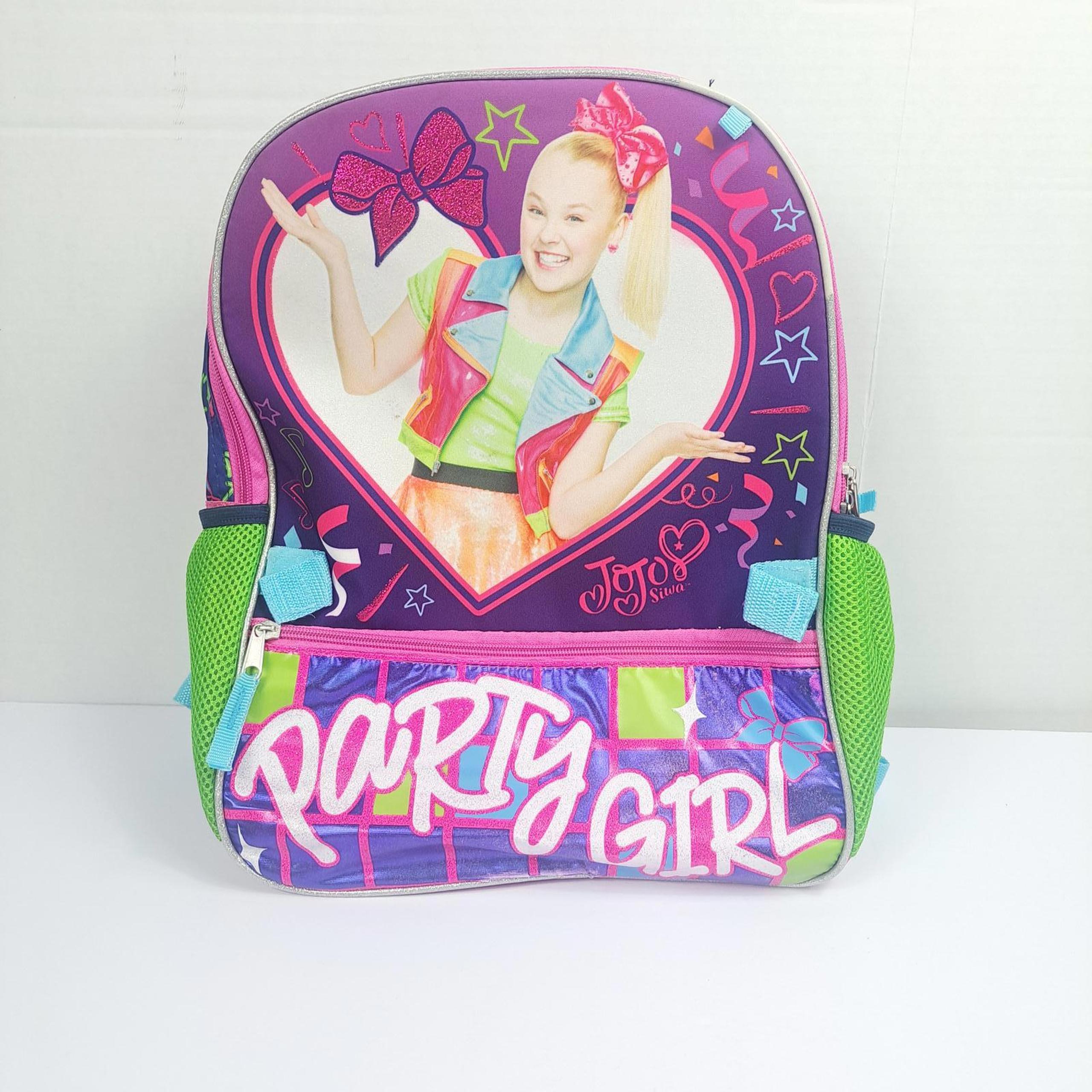 JOJO SIWA Large Backpack 16" Girls Travel Bag Pink School Backpack