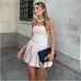 ZARA Striped Pleated Skort 7916/ 818