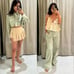 ZARA Striped Pleated Skort 7916/ 818