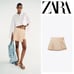 ZARA Striped Pleated Skort 7916/ 818