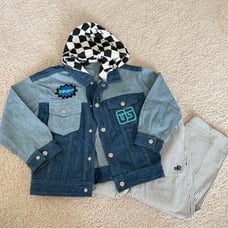 Kids boys jacket pants set 6-7y