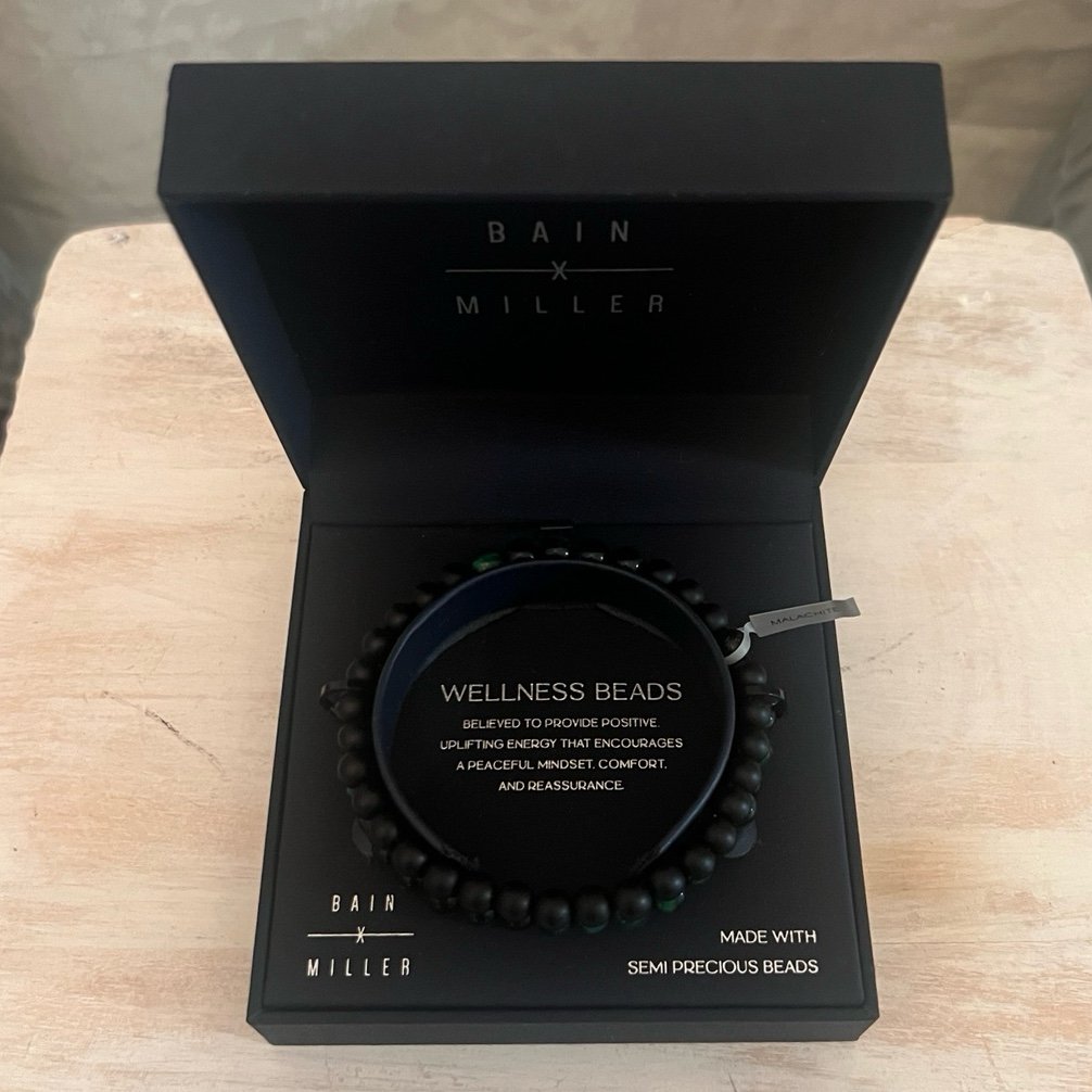 ❤️Bain x Miller Men's Wellness Beads Bracelets