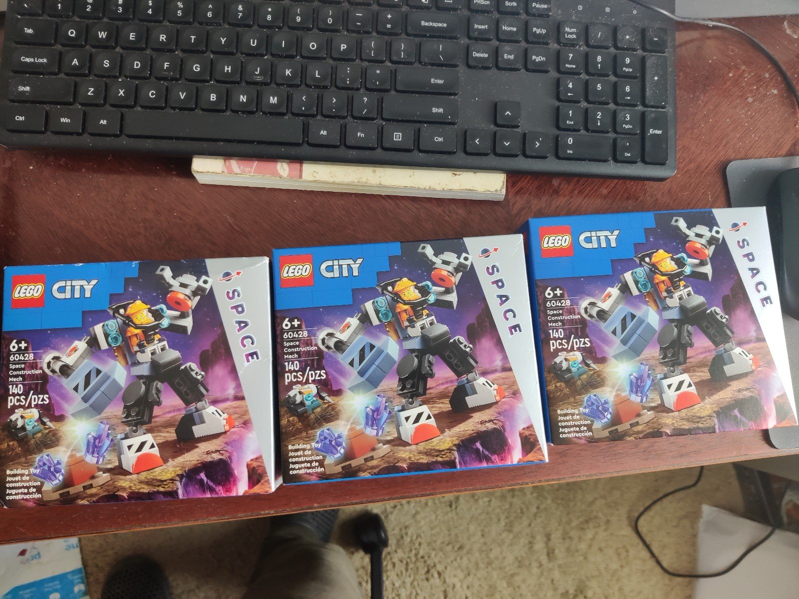 LEGO City Space Construction Mech 60428 Pack of 3