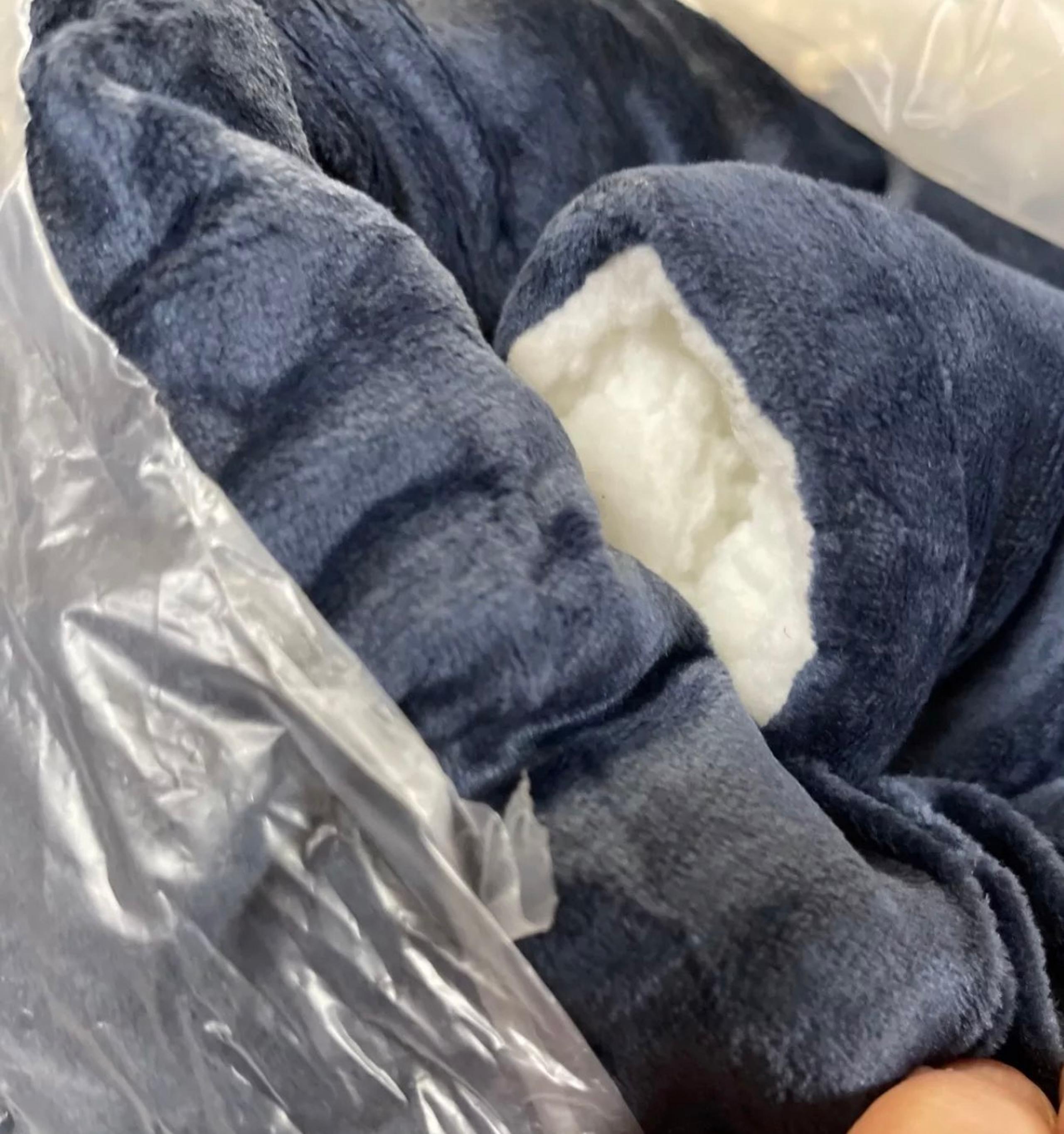 COMFY Oversized blanket sweatshirt sherp