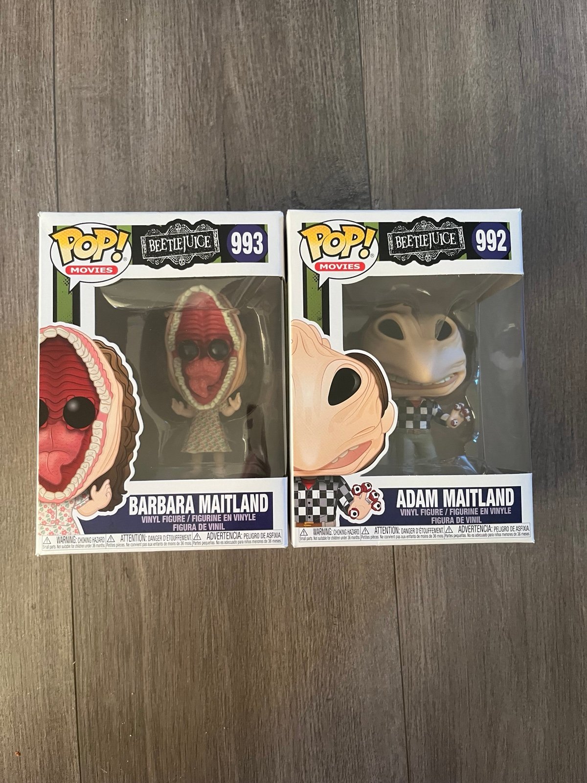Funko Pop Beetlejuice Barbara & Adam Set