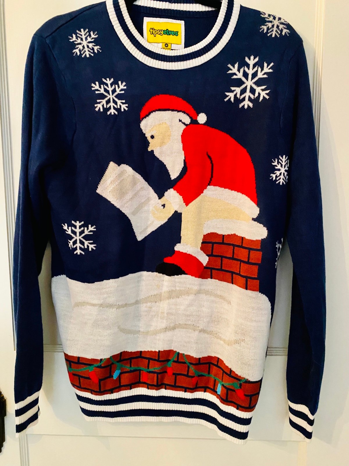 Santa on the Chimney Sweater