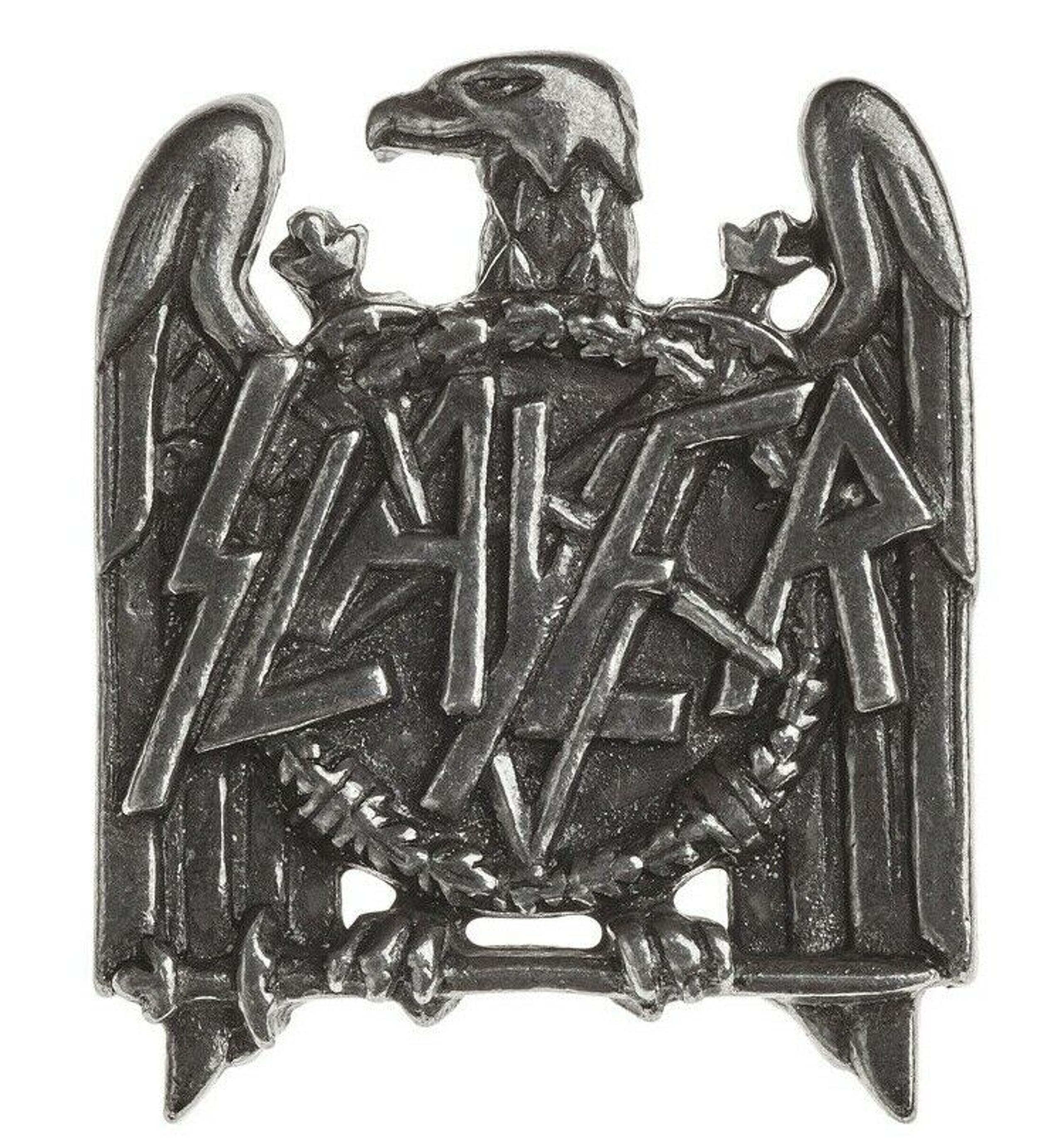 Alchemy Gothic Slayer Pewter Controversial Eagle Logo Licensed Band Pin PC504