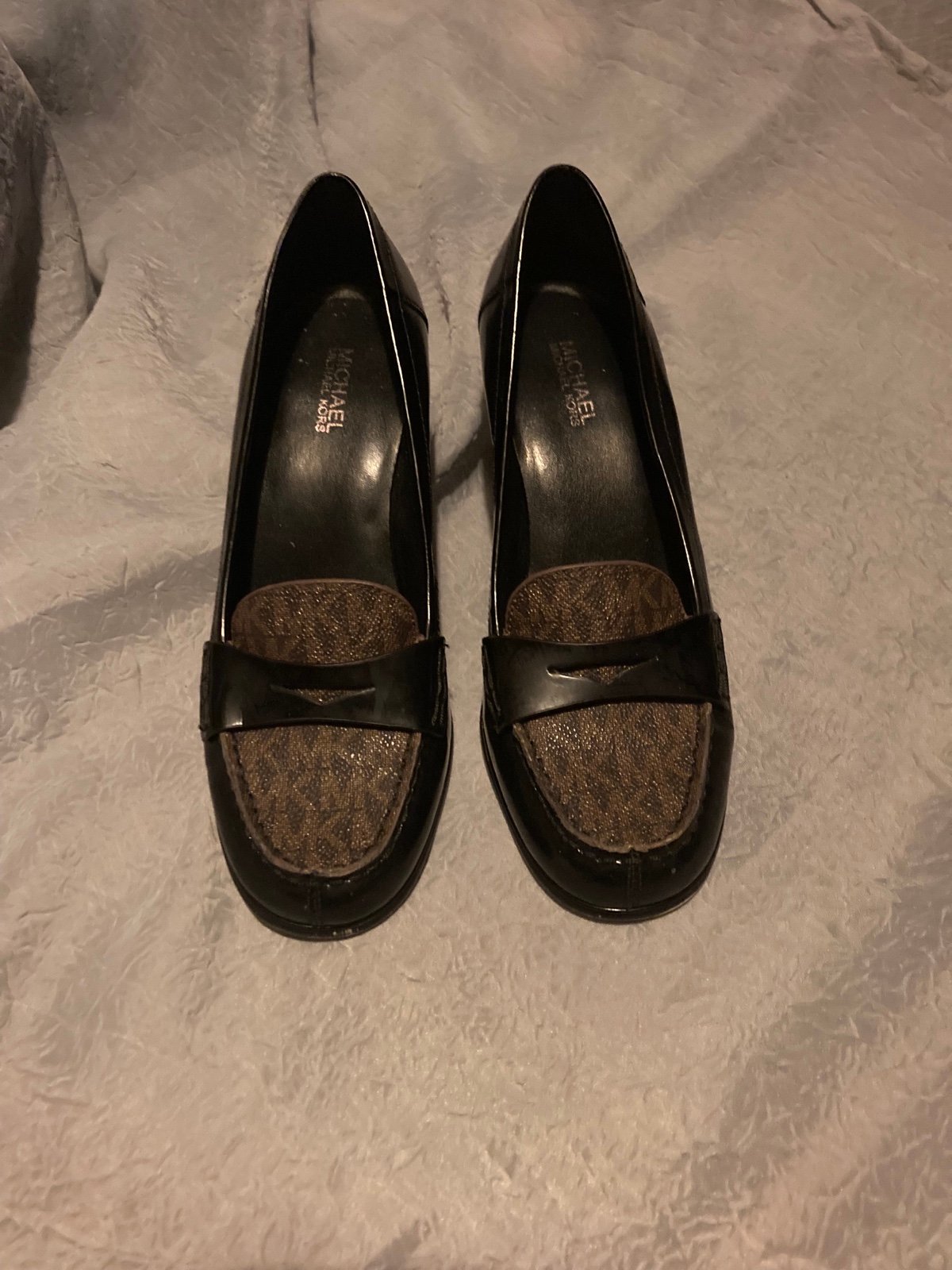 Michael Kors heeled Penny loafers