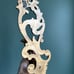 Vtg gold ornate syroco wall sconces