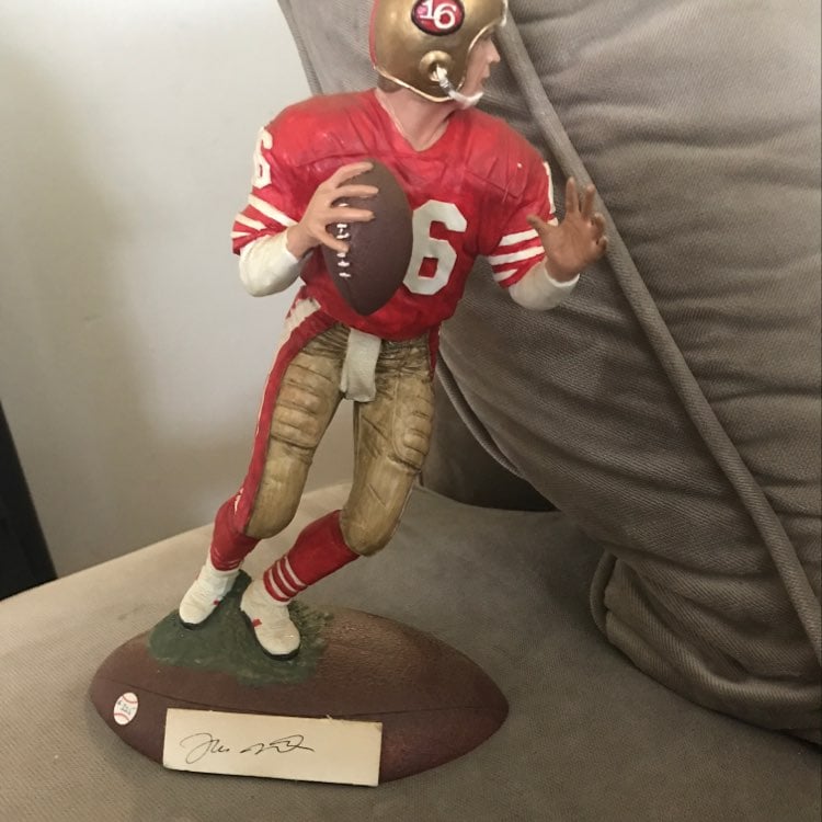 Joe Montana Mini Statue