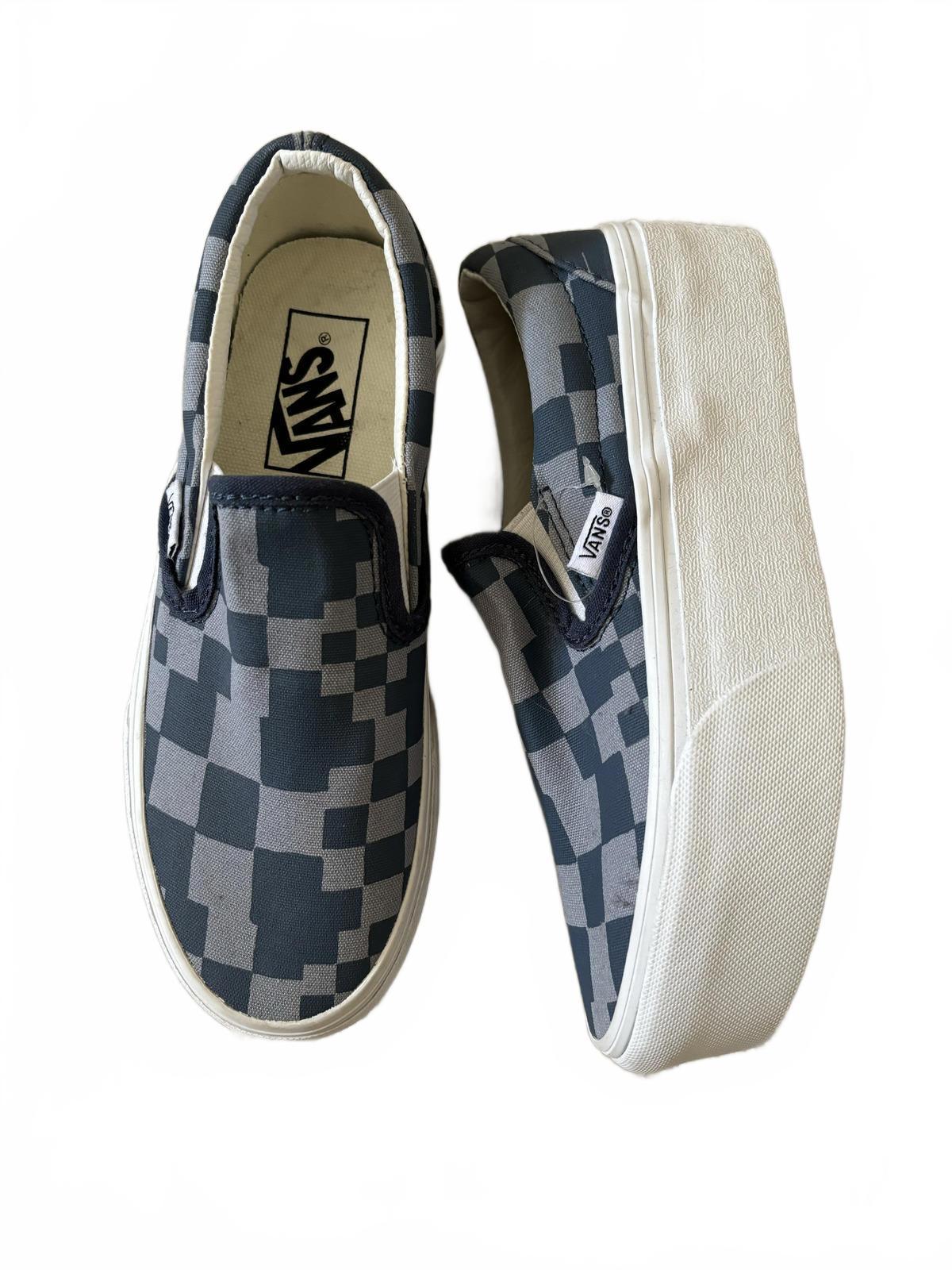 NEW Vans Slip-On Platform Stackford Checkerboard Sneakers 35/5