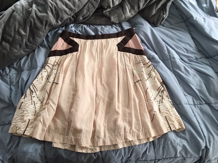 Floreat Bai Mu Dan Embroidered Skirt 8