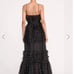 Staud black gown