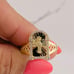 10k gold ring - Holy death - Santa Muerte ❤️ Size 8.5
