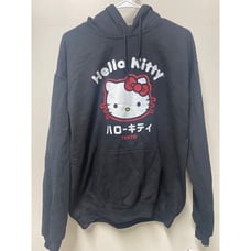 Women's HELLO KITTY TOKYO Black Hoodie sz Medium