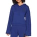 Juicy Couture Women's French Terry Glitter Hoodie Blue Size S