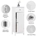Bathroom Floor Storage Cabinet with Drawer