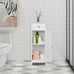 Bathroom Floor Storage Cabinet with Drawer