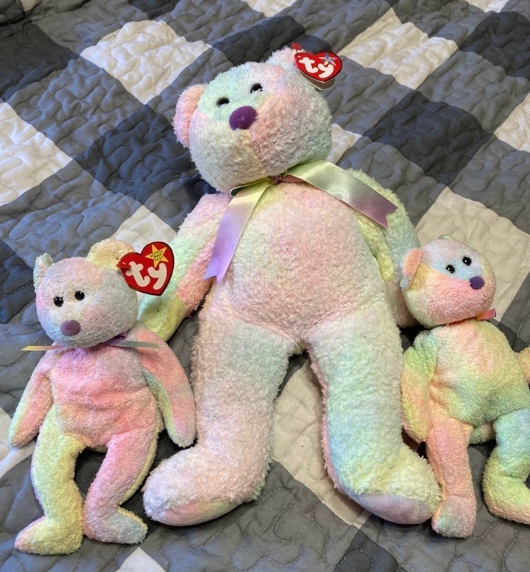 Bundle of 3 TY “GROOVY” Beanies: Buddy and Two Babies