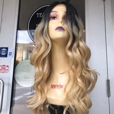 Blonde Ombré Deep Wave Lacefront Wig