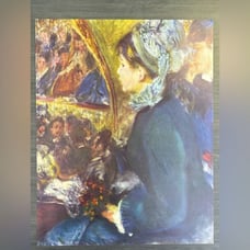 Artist Pierre-Auguste Renoir HER FIRST EVENING OUT, 1880 Fine Art Print 1950’s