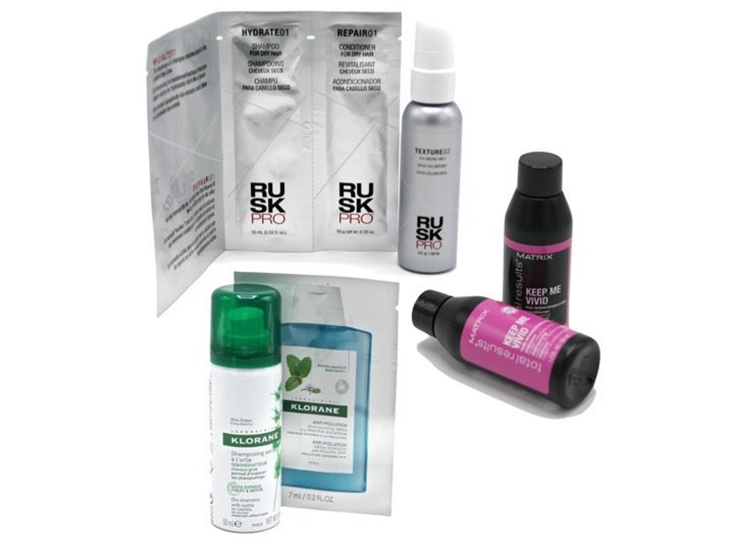 RUSK + MATRIX + KLORANE Hair Care Bundle