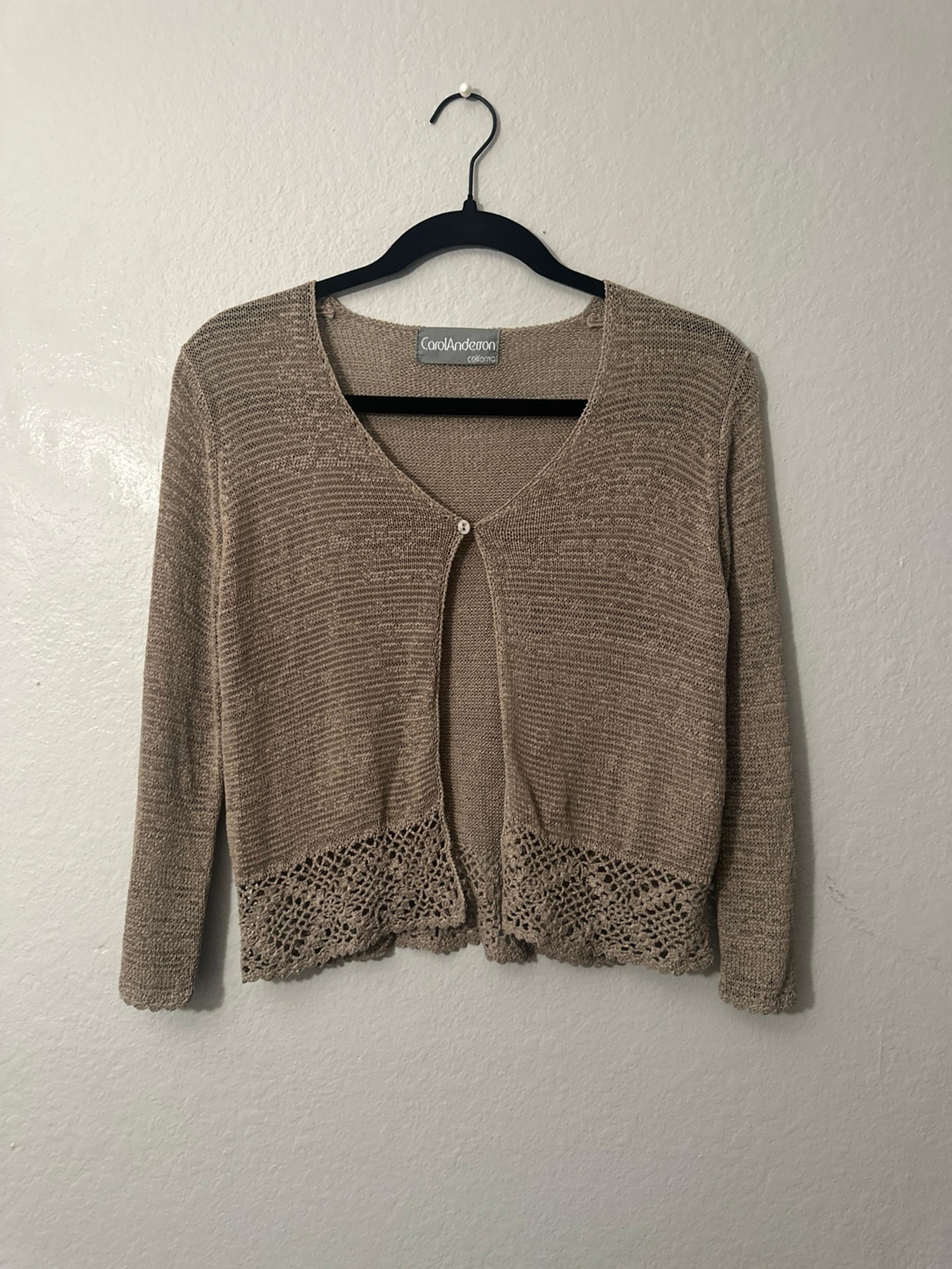 Cropped knit Cardigan