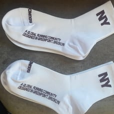 BANDIT X ASICS Collab NYLITE RUN XS/S QUARTER SOCKS - 2 PACK NWT